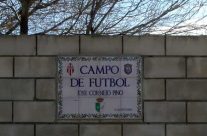 Rótulo cerámico Campo de Fútbol La Lantejuela Sevilla