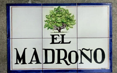 Rótulo El Madroño.