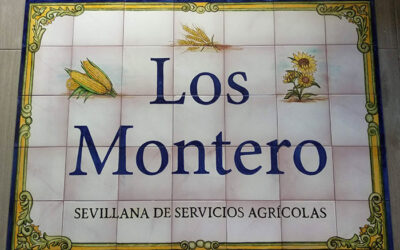 Rótulo para explotación agrícola.
