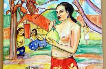 Reproducciones de Gauguin en cerámica