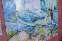 Mural con sirena